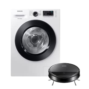 Kit Lava E Seca Wd11M Inverter Branca 11/7Kg 220V E Aspirador Robô 2 Em 1 Com Wi-Fi Vr5000