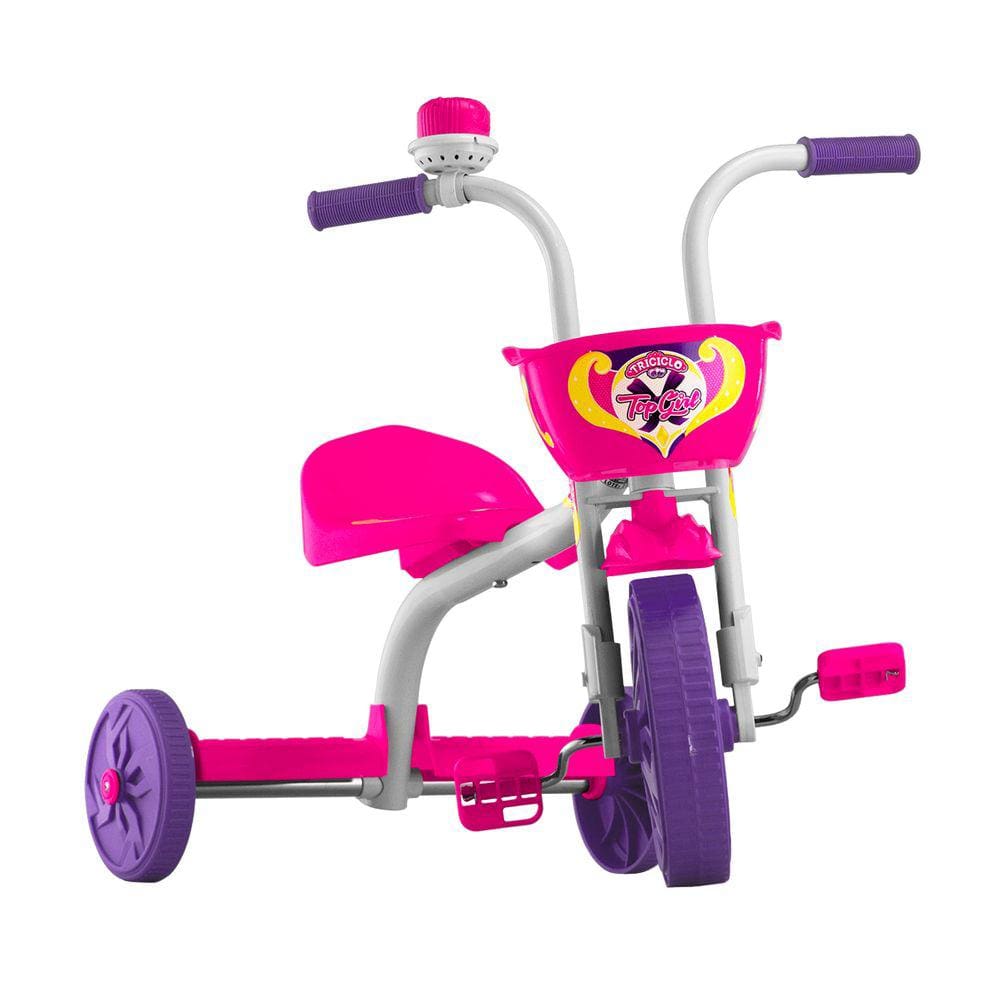 Triciclo Infantil Ultra Bikes Motoca Com Buzina Menina/Menino