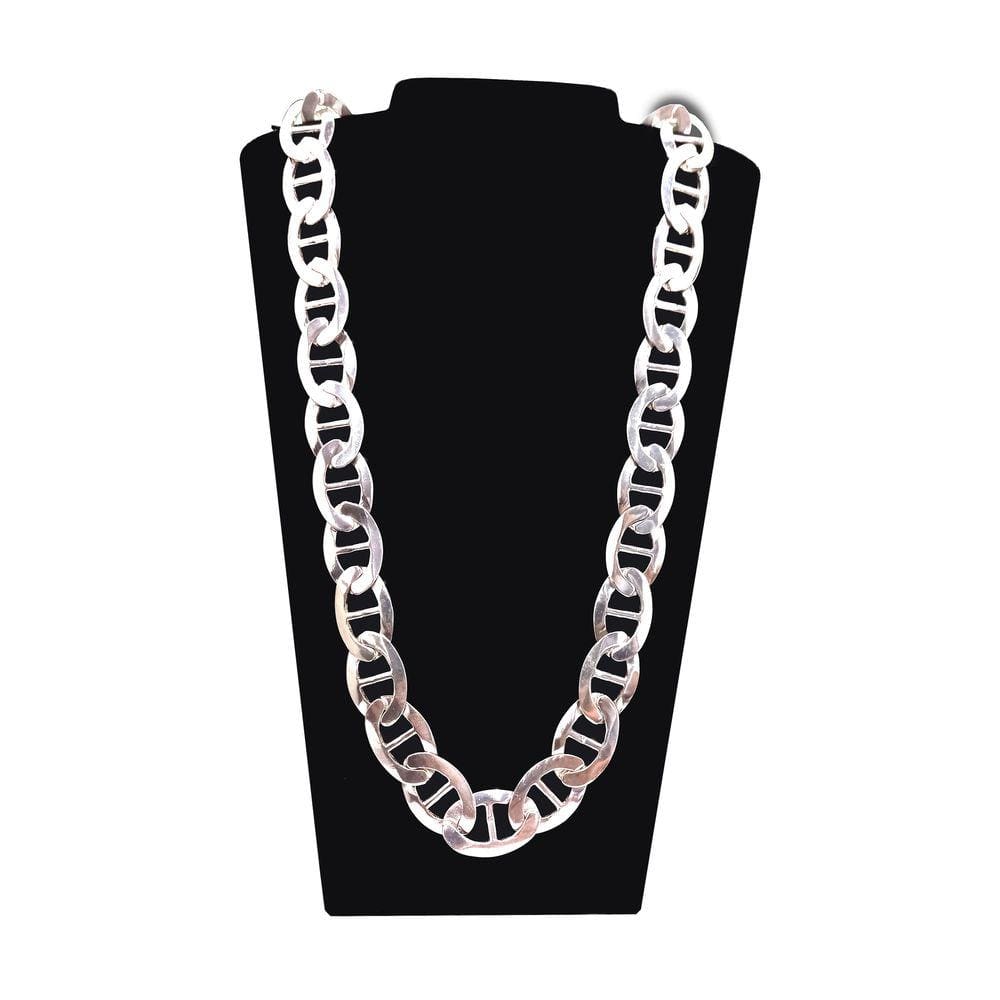 Corrente Cordão Tampinha Prata 925 Legítima 20mm 70cm Grumet