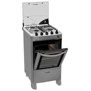 Fogão Esmaltec Jade Inox Super Chama 4 Bocas com Forno Autolimpante e Acendimento Automático