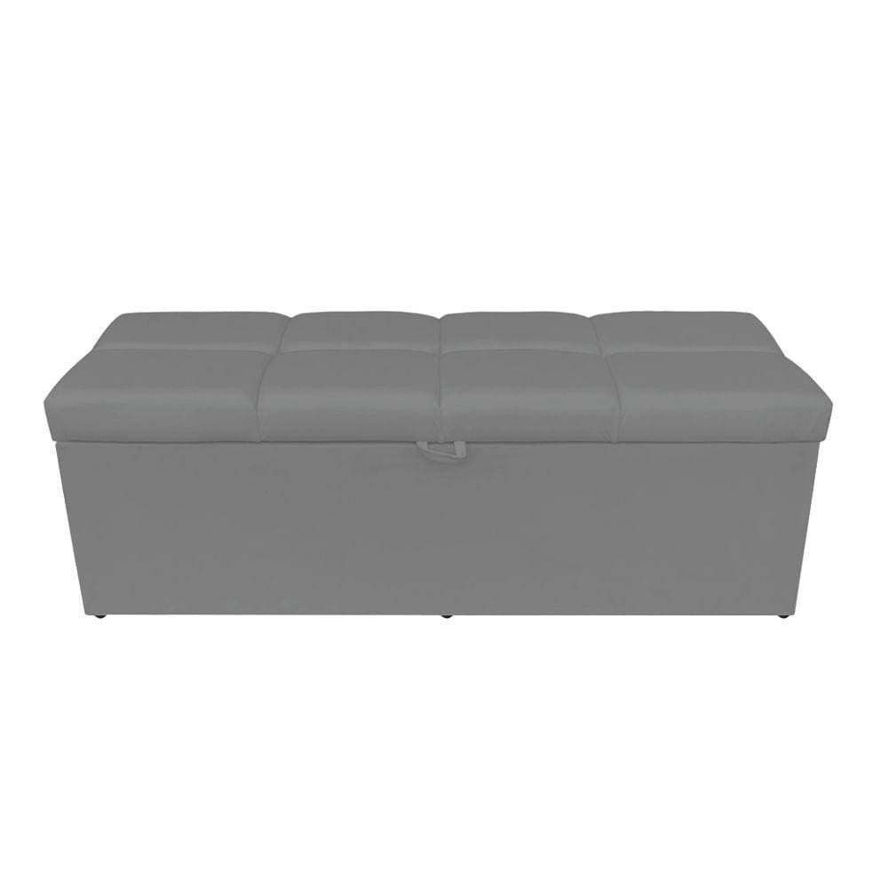 Kit Calçadeira e Painel Nina 140cm Suede Grafite