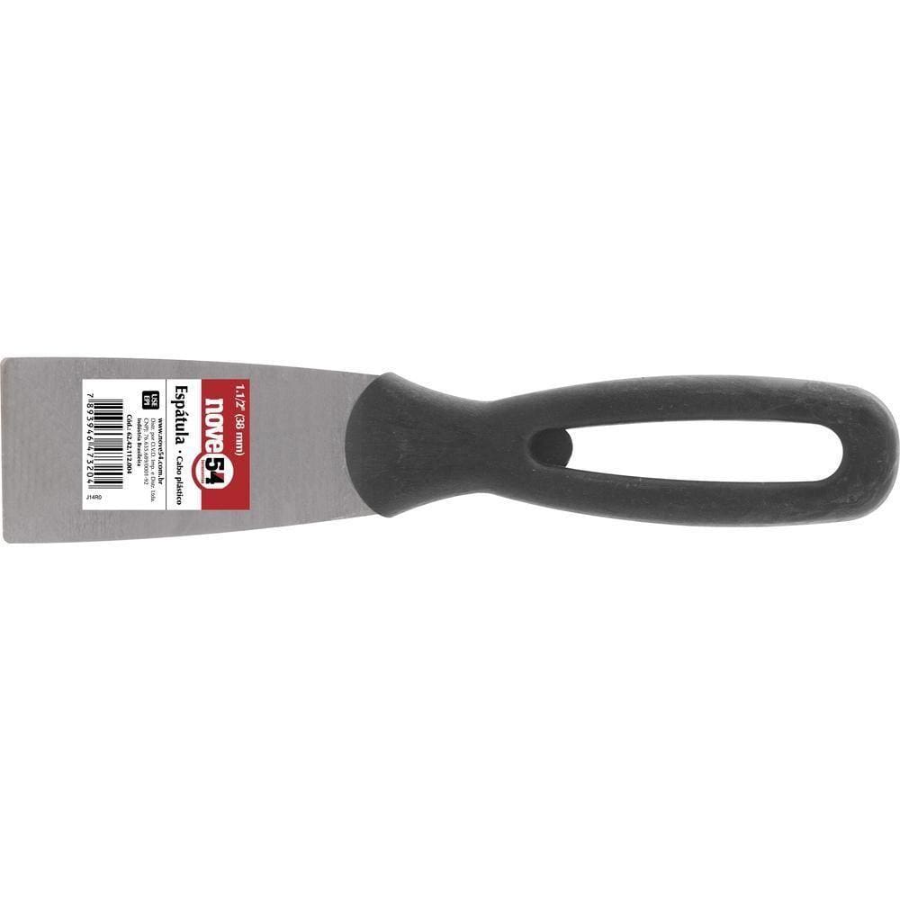 Espátula Betumadeira Aço Carbono 1.1/2 3,8Cm Cabo Plástico