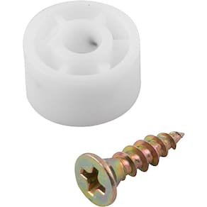 Suporte P/ Prateleira Redondo Branco 10 Pçs Vonder