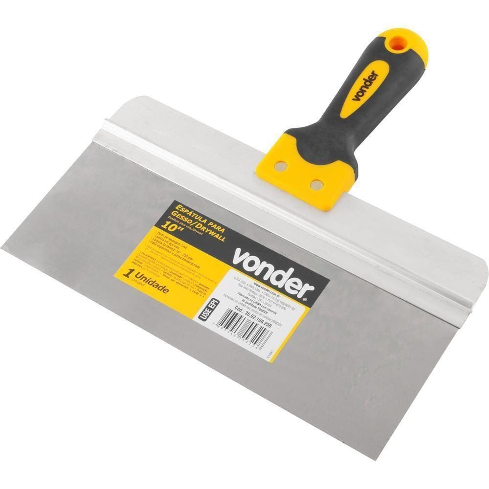Espatula Para Gesso Drywall 10" - Vonder