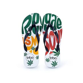 Chinelo Masculino Borracha Estampado Reggae Dia a Dia
