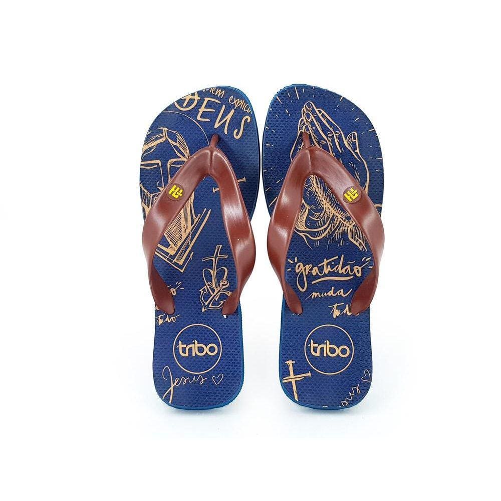 Chinelo Borracha Masculino Tiras Largas Estampa Jesus