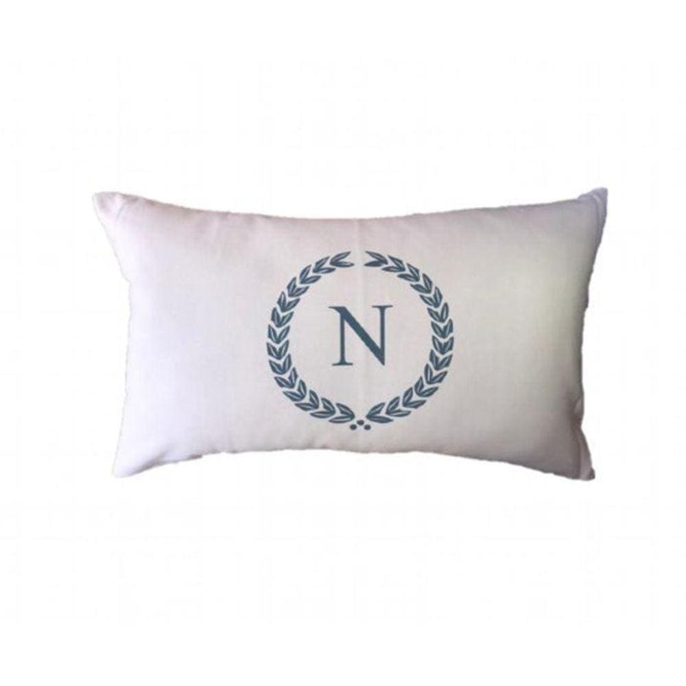 Capa De Almofada 50X30 Letra N