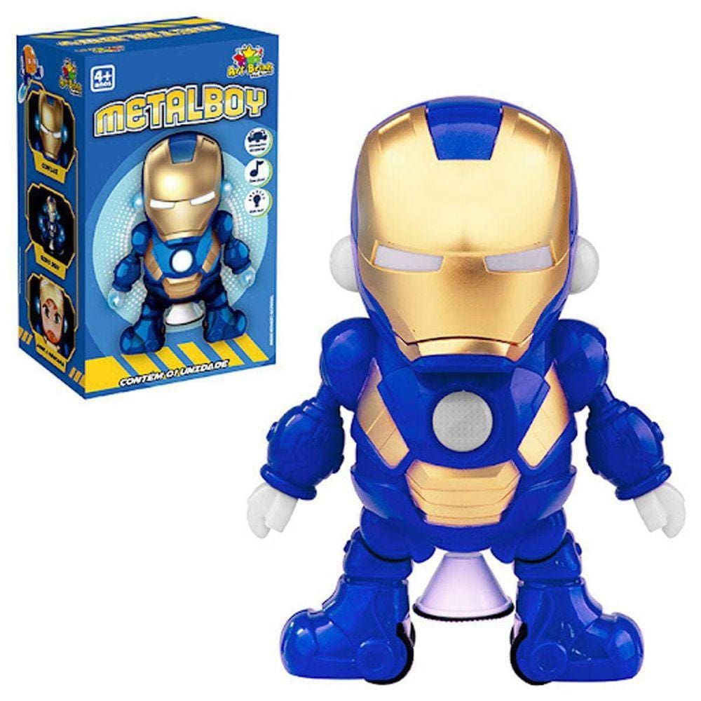 Robô Herói Dançante Metalboy - Art Brink