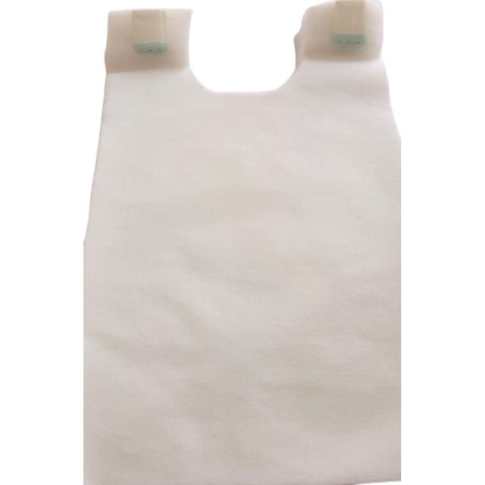 Babador Descartável Branco 30G - 100 Unidades