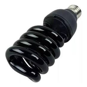Lâmpada Luz Negra 36W Espiral Efeito Neon - Energia Uv 110V