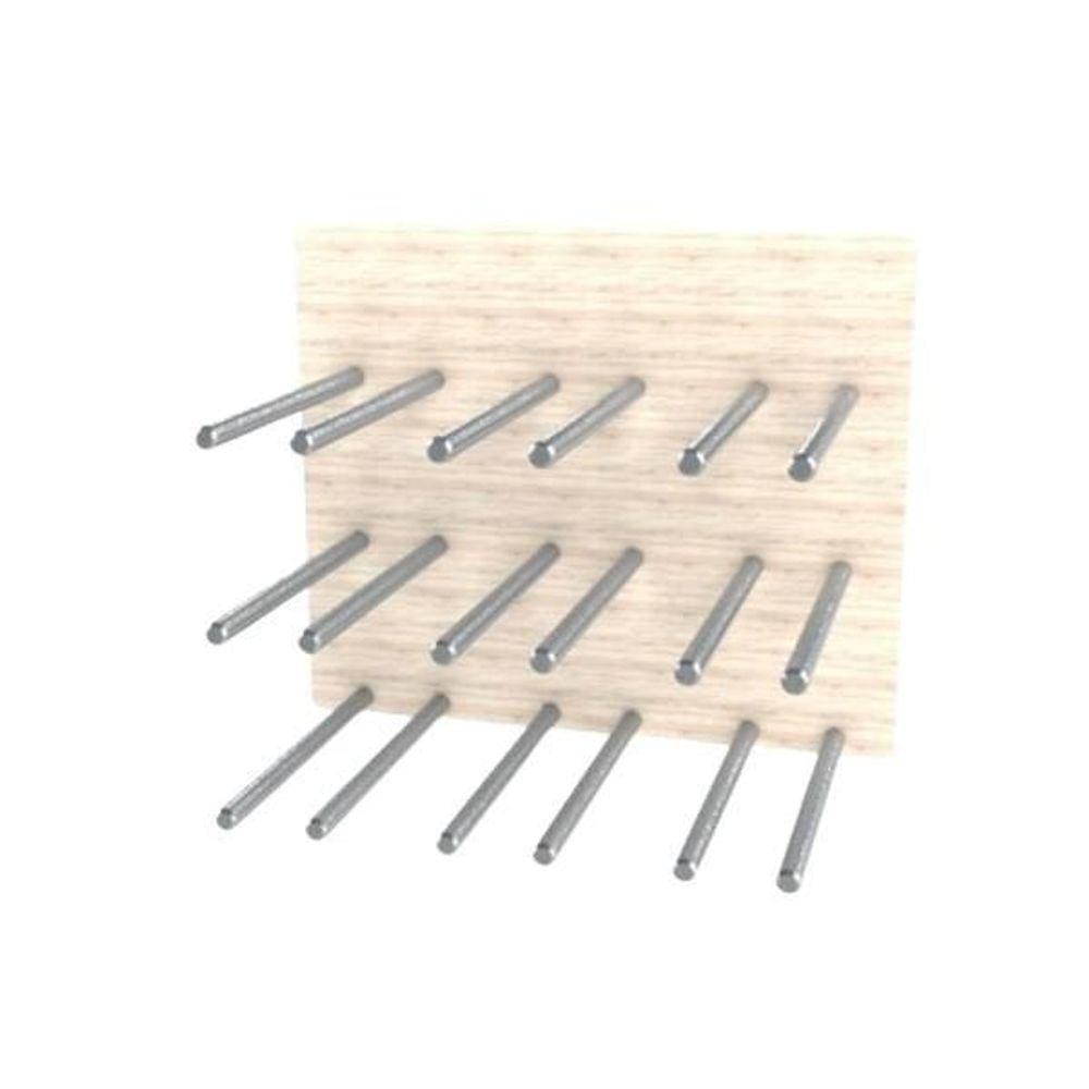 Kit Suporte Para Garrafa De Vinho Aluminio-1G-Pino-5 Pares