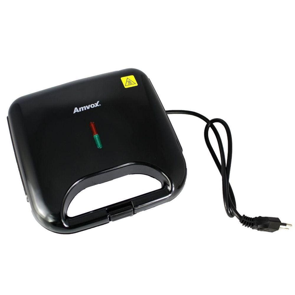 Sanduicheira E Grill Amvox Ams 370 Black 220V