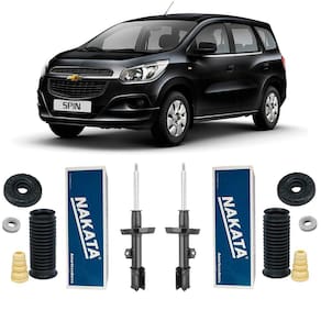 Par Amortecedor + Kit Dianteiro Gm Spin 2013 2014 2015 2016