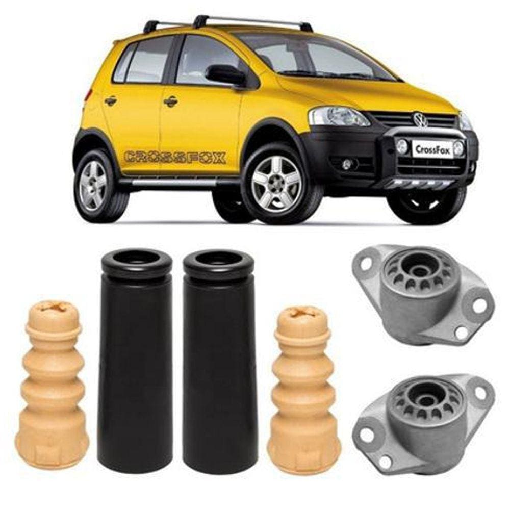 Kit Coxim Batente Coifa Amort Traseiro Crossfox 2003 2004 05
