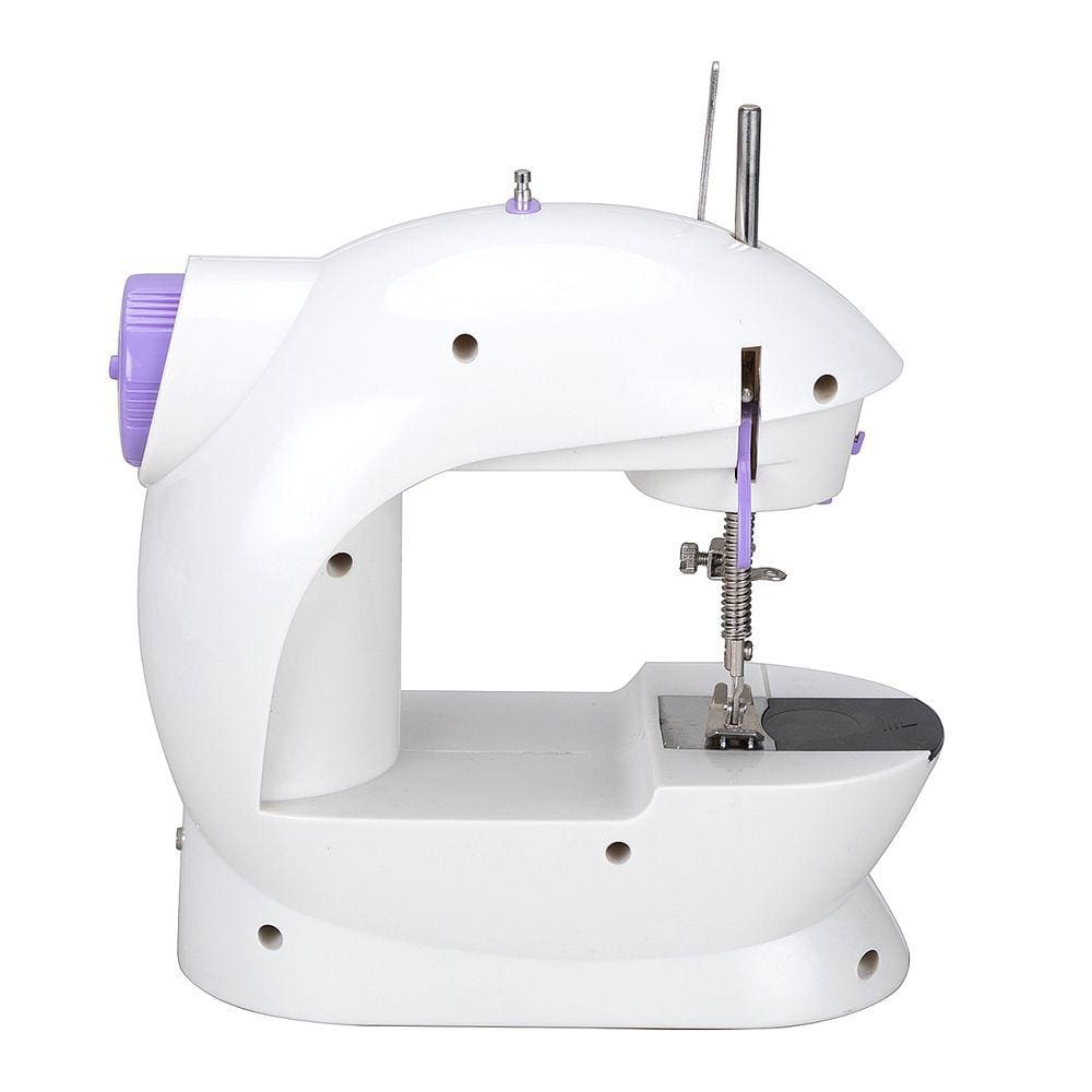Mini Máquina de Costura Portátil Bivolt com pedal