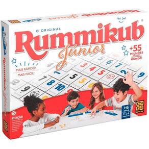 Jogo Rummy Hoyle Games 106 Peças Jogo de Tabuleiro Rummikub