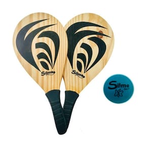 Kit Frescobol Silme 2 Raquete e Bola