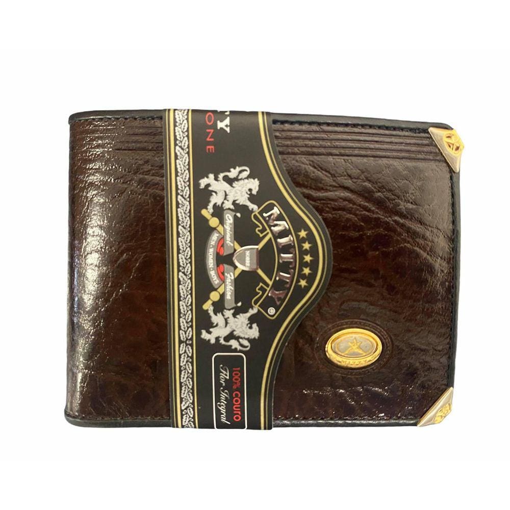 Carteira Mitty Couro Cor Cafe - M21