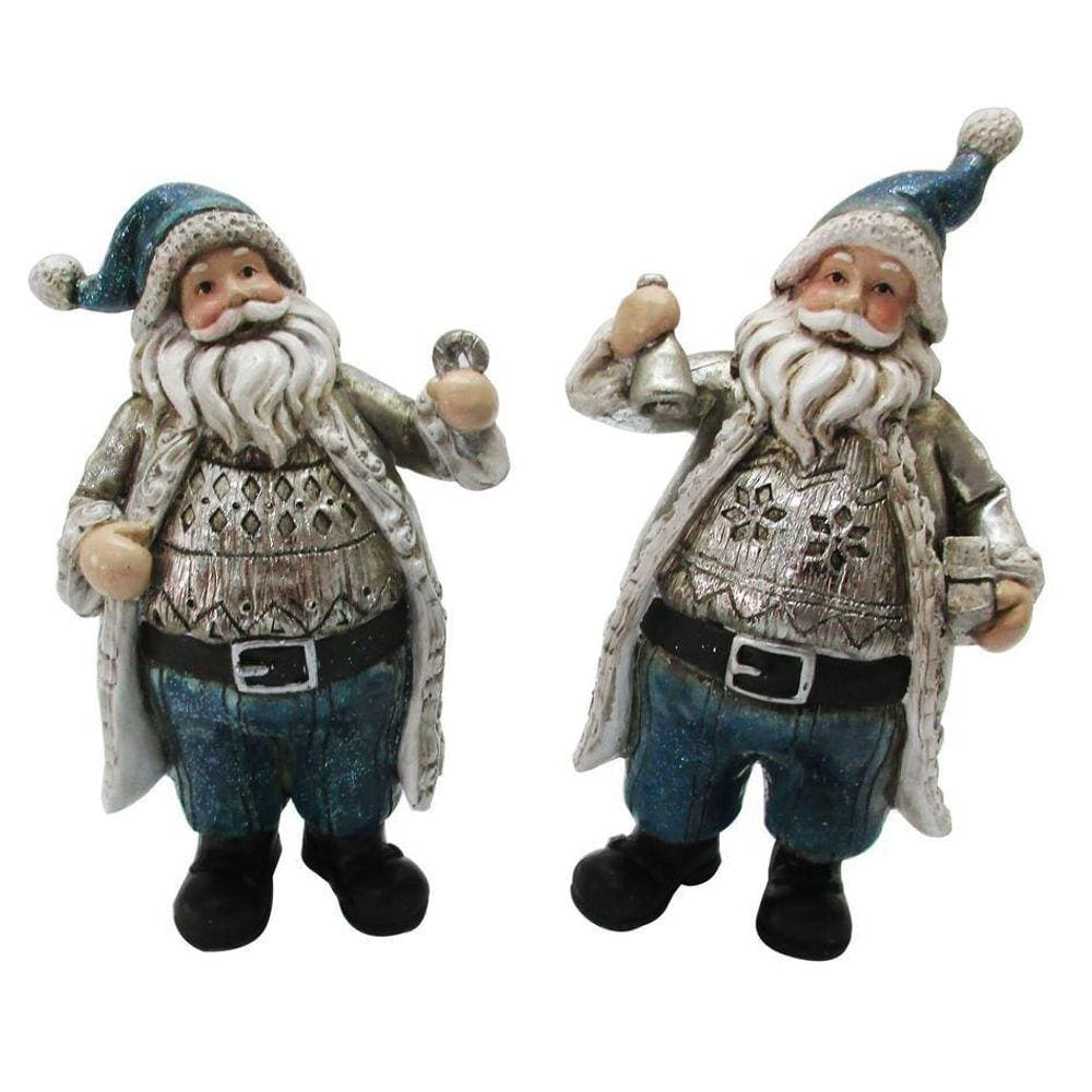 Jogo 2 Papai Noel 17Cm
