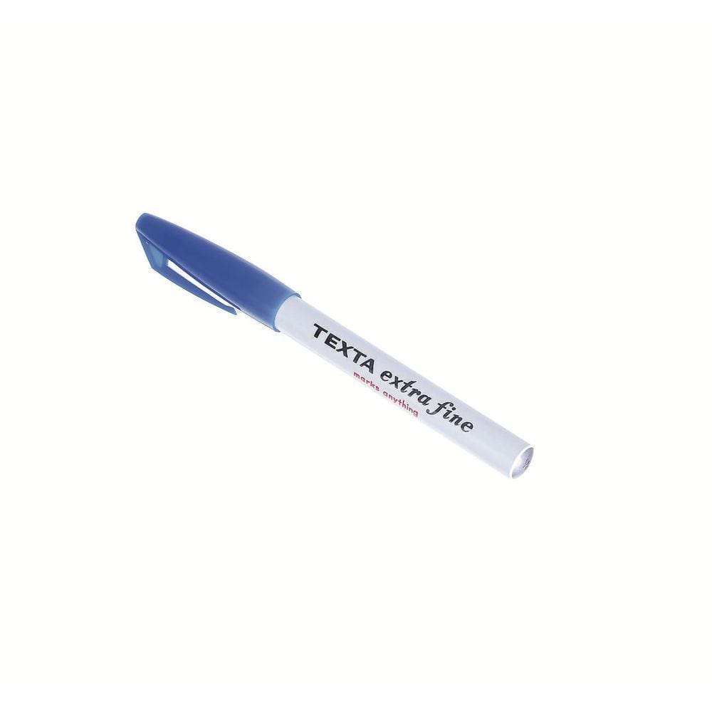 Caneta Marcadora Texta 500 Ponta Fina 1.00Mm 3Un Azul
