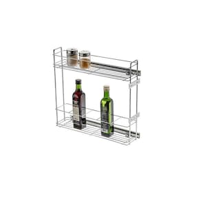 Suporte Armário Inox Lateral Slim Embutir Schmitt Com Trilho