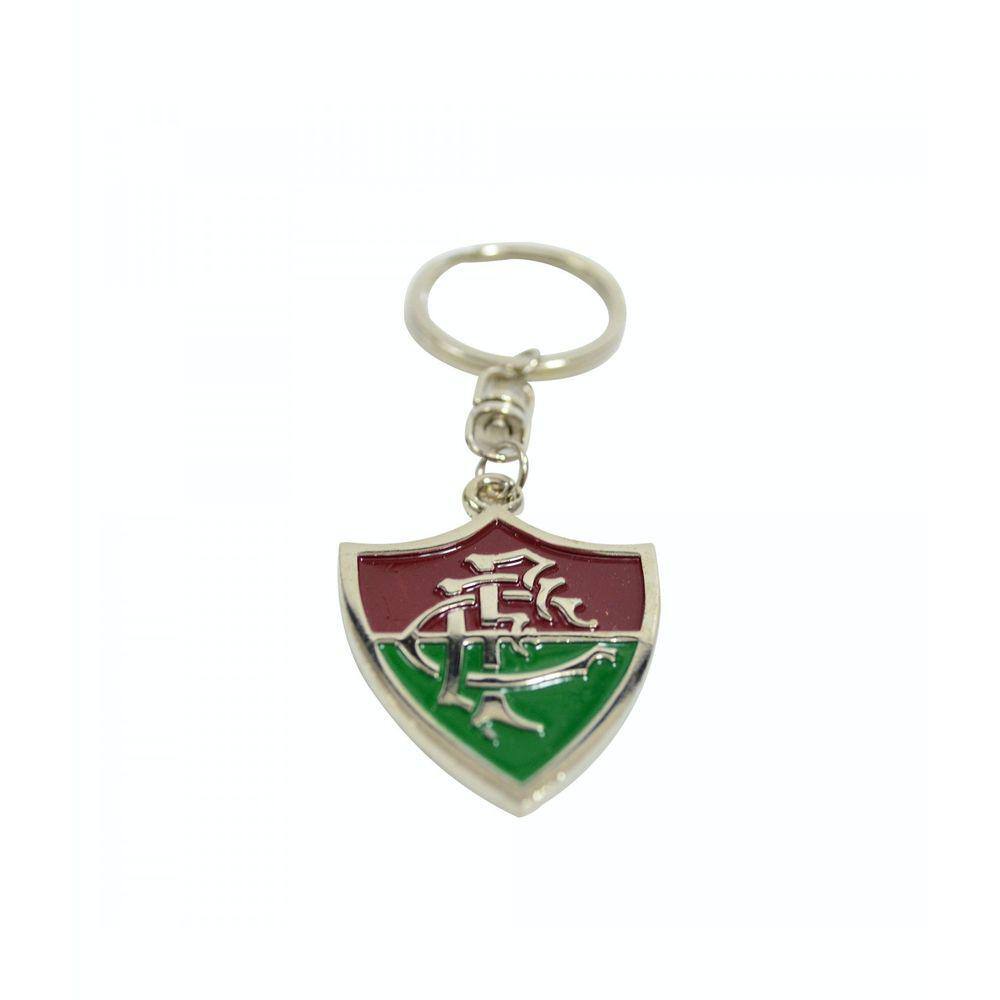 Chaveiro De Metal Com Brasão De Time - Fluminense