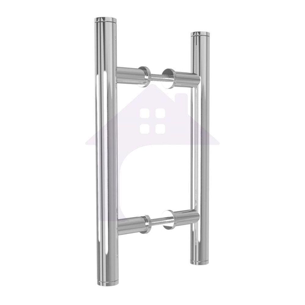 Puxador Porta Tubular Madeira Ou Vidro Pivotante 30 Cm Inox