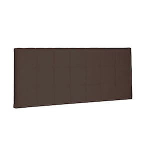 Cabeceira Painel Verona Solteiro 90cm Suede Café