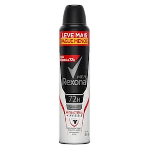 Desodorante Rexona Aero Men Antibacterial Plus Invisible 250ml