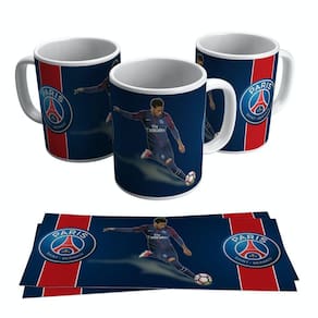 Caneca Psg Neymar Escudo Francês 325ml