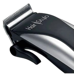 Cortador De Cabelo Mondial Stylo Hair Cr-02 Prata E Preto