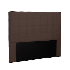 Cabeceira Verona Cama Box King 195 Cm Suede Café