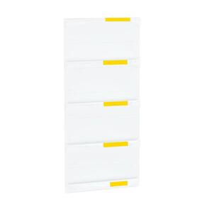 Kit 5 Bandejas Para Gondola Canto 170 Amapa 40/30 Branco