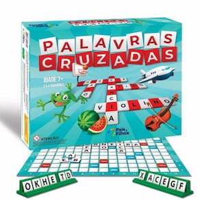 Jogo Palavras Cruzadas - Divertido Desafio - Pais e Filhos