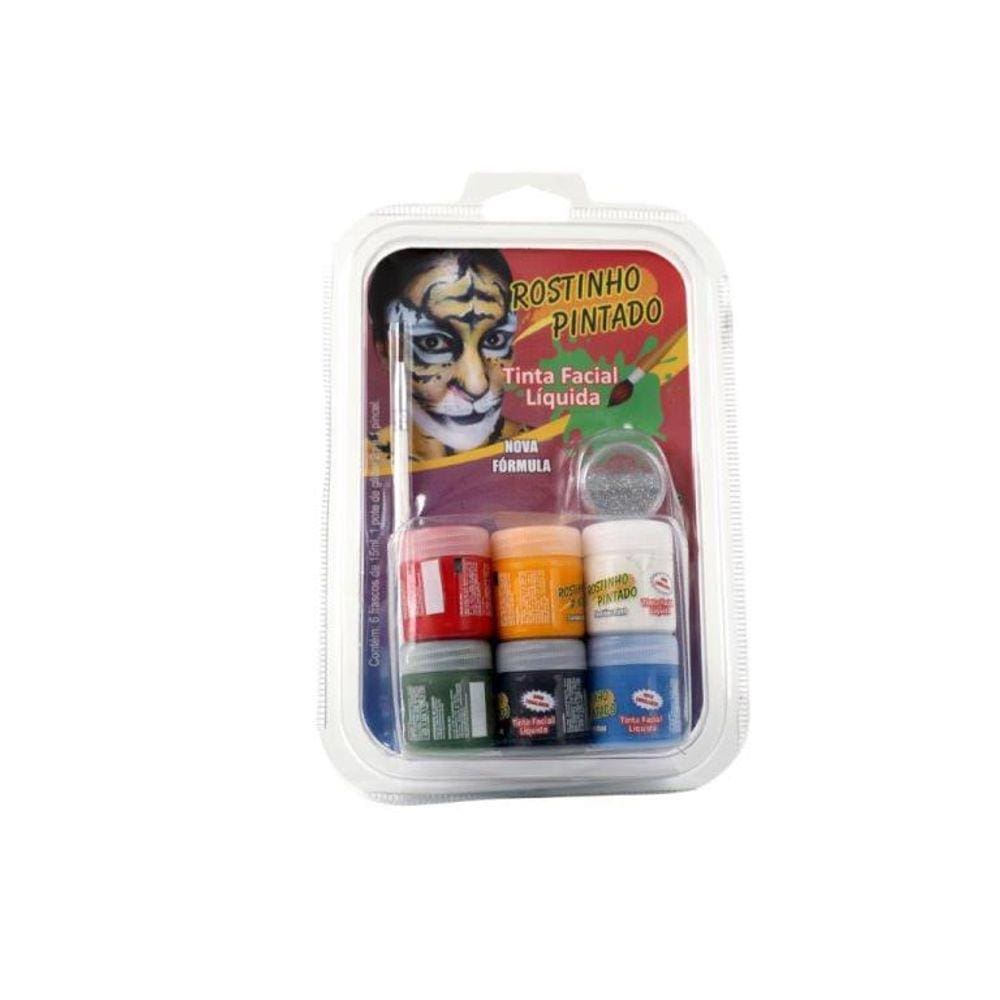 Tinta Liquida Tradicionais Pintura Facial para pele Crianças