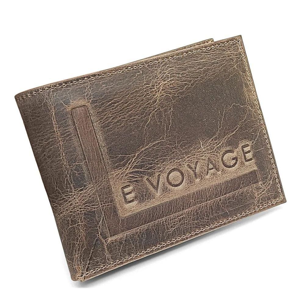 Carteira Executiva Masculina Couro Le Voyage RG CNH Cartões