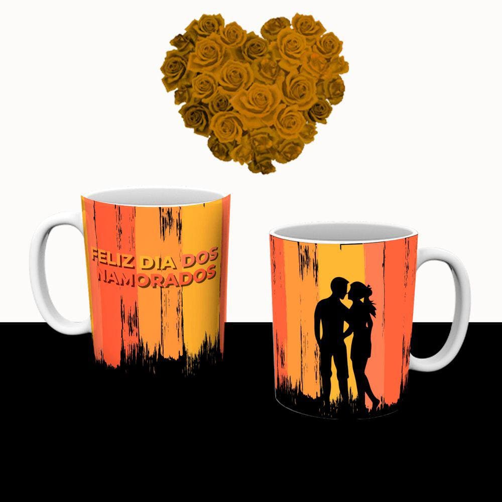 Caneca Cerâmica Dia Dos Namorados Mod.16