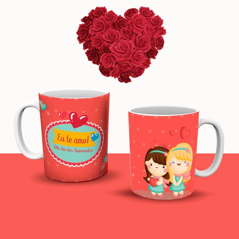Caneca Cerâmica Dia Dos Namorados Mod.12