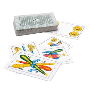 Kit 10 Baralhos Espanhol Truco 40 Folhas De Papel
