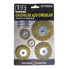 Escova De Aço Circular Jogo 8 Peças 674553 Lee Tools
