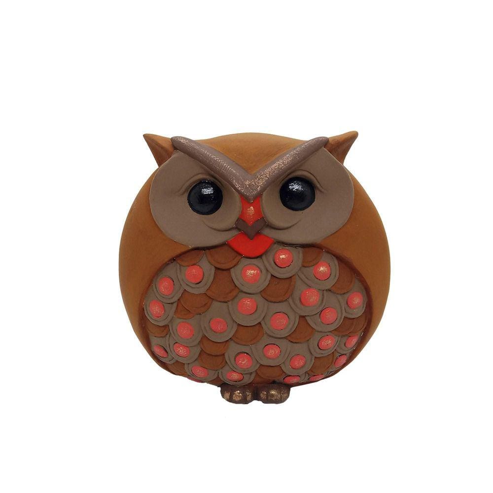 Coruja Decorativa 10x20x10cm