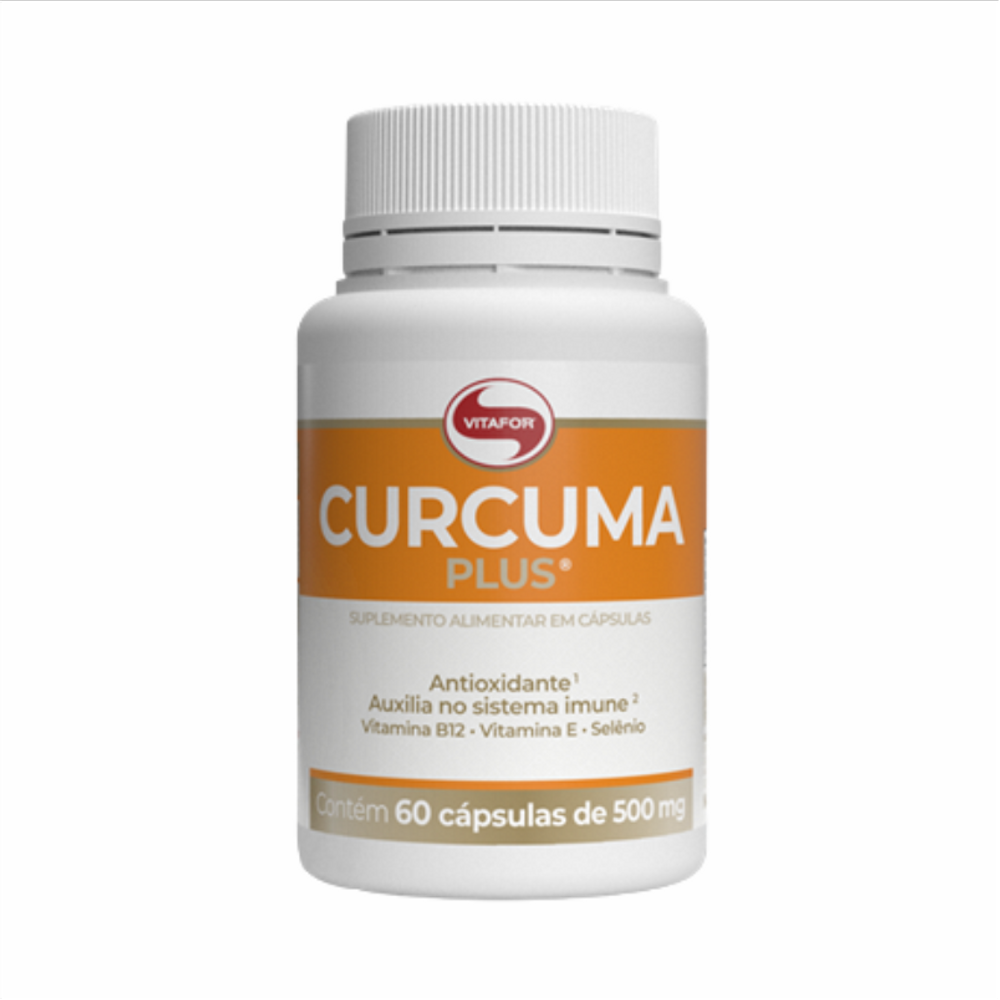 Cúrcuma Plus 500mg Vitafor 60 Cápsulas