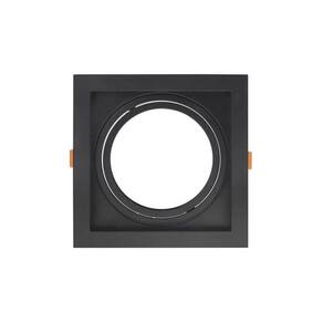 Spot de Embutir Recuado Taschibra Conecta para Lâmpada AR111 Quadrado Preto