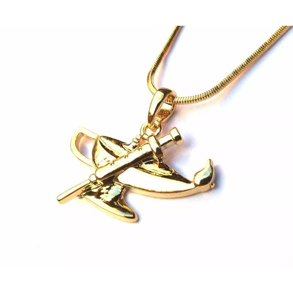 Colar Cordão Lampada Enfermagem Folheado