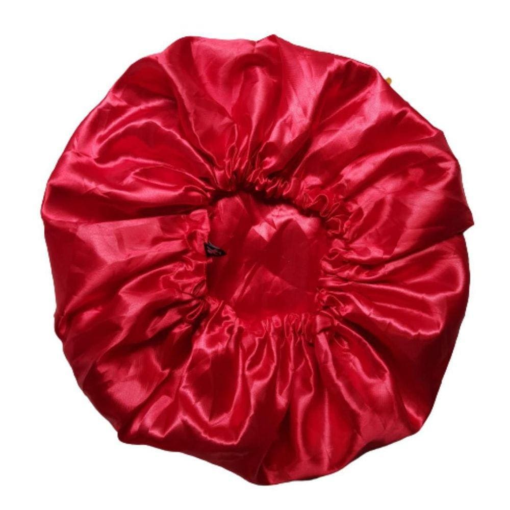 Touca De Cetim 50Cm - Vermelha