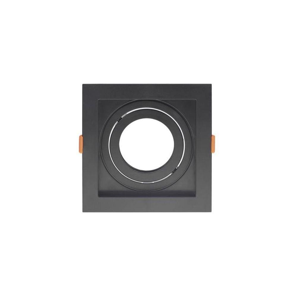 Spot de Embutir Recuado Taschibra Conecta para Lâmpada Par 20 Quadrado Preto