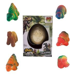 Bolinha de gel com mini dinossauro/bicho do mar cresce na água pra