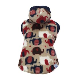 Roupa Blusa Puppy Pet Cachorro M - 04 - Azul Estampado