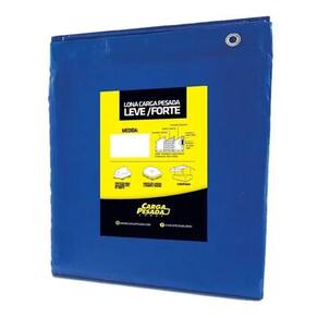 Lona Plástica Azul impermeável 300 Micras Multiuso 2x2