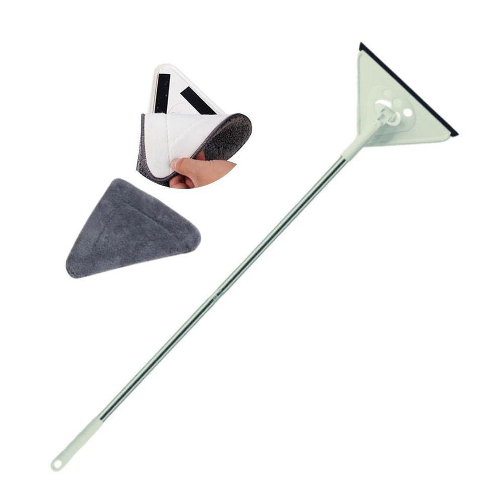 Rodo Limpador De Vidros Triangular Microfibra Com 1 Refil